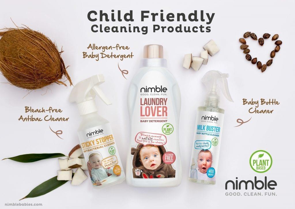 Child friendly cleaning products